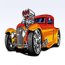 Hot Rod Cartoon Jigsaw